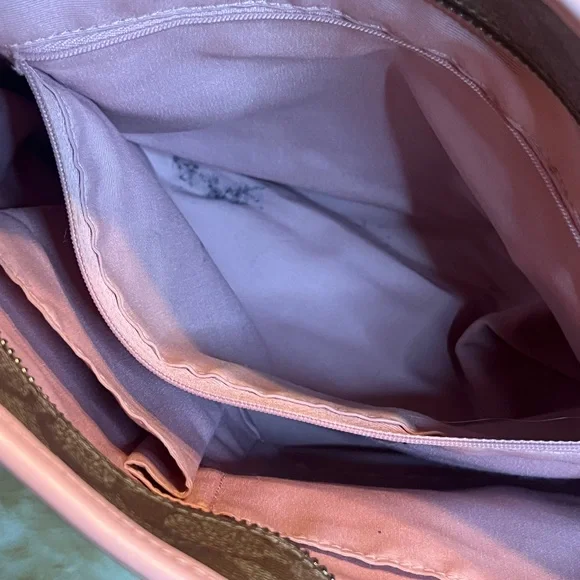 Coach Tan and Pink Shoulder Bag - Picture 11 of 14